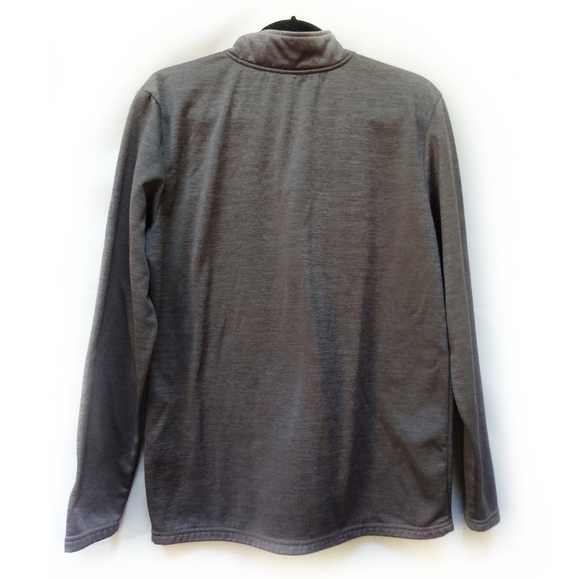 DC Comic Batman Half Zip Pullover Lightweight Fleece Grey Sweatshirt Sz - Medium - Picture 4 of 7